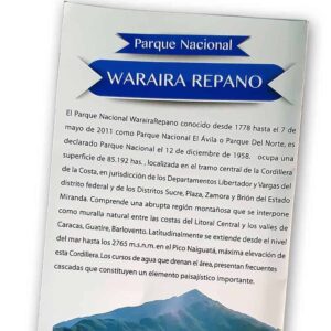 Mapa del Ávila Warairarepano la cordada 1